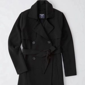 Abercrombie & Fitch - Belted Black Trench Coat